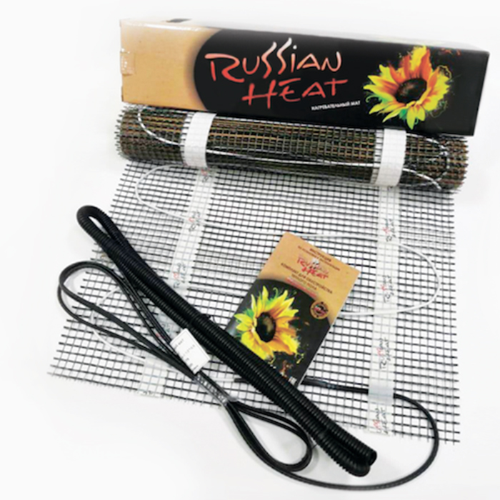 Нагревательный мини-мат двухжильный Russian Heat (4 кв.м.)
